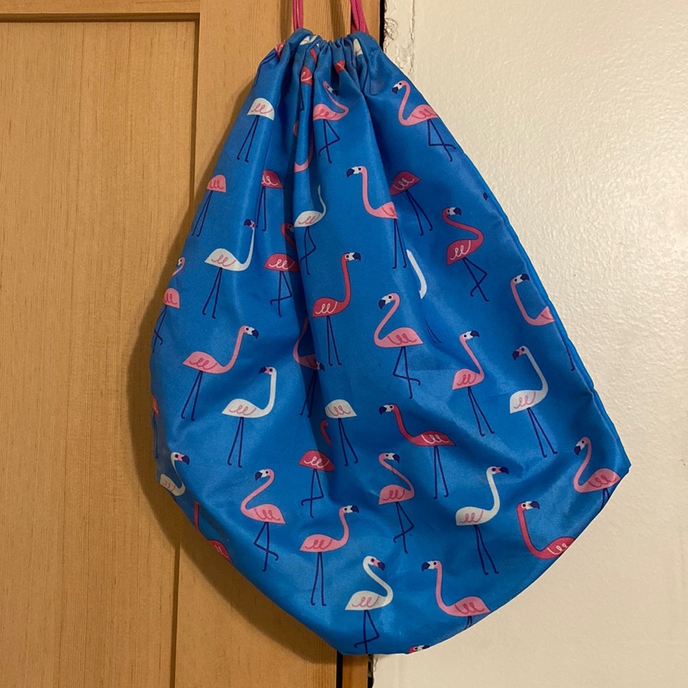 Blue accessories bag